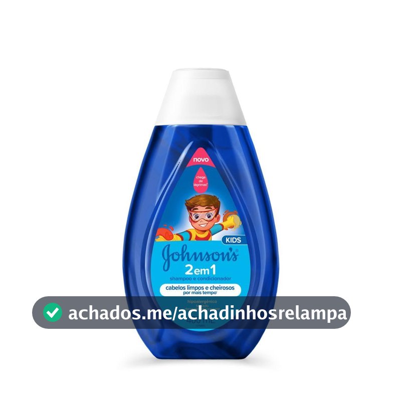Shampoo e Condicionador 2 em 1 Johnson's Baby, 400ml
