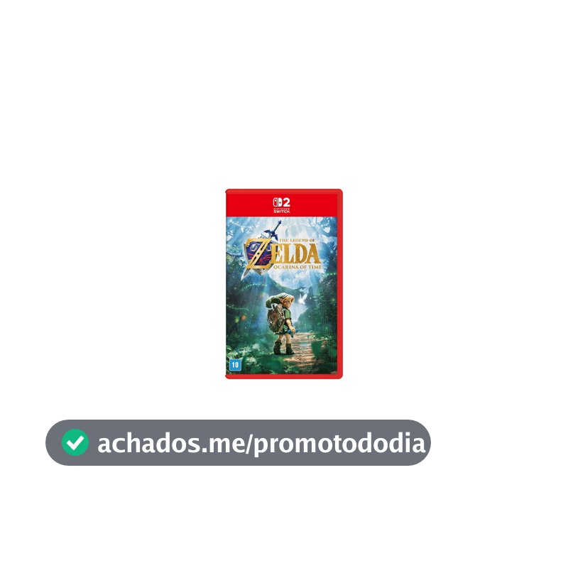 The Legend of Zelda: Ocarina of Time – Nintendo Switch 2 (Capa Foil Limitada)