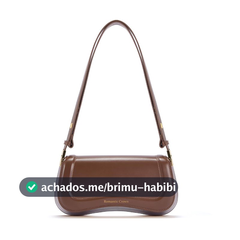 Romantic Crown Bolsa Feminina Ombro Pequenas Transversal Couro Impermeável