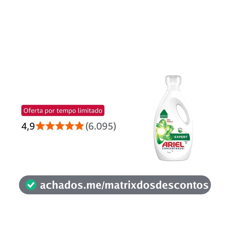 Ariel Sabão Líquido Expert Concentrado 2L