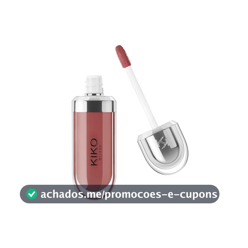 KIKO MILANO, 3D Hydra Lipgloss, Gloss Hidratante Para Os Lábios, Com Efeito 3D, Fórmula Com Extrato de Bidens