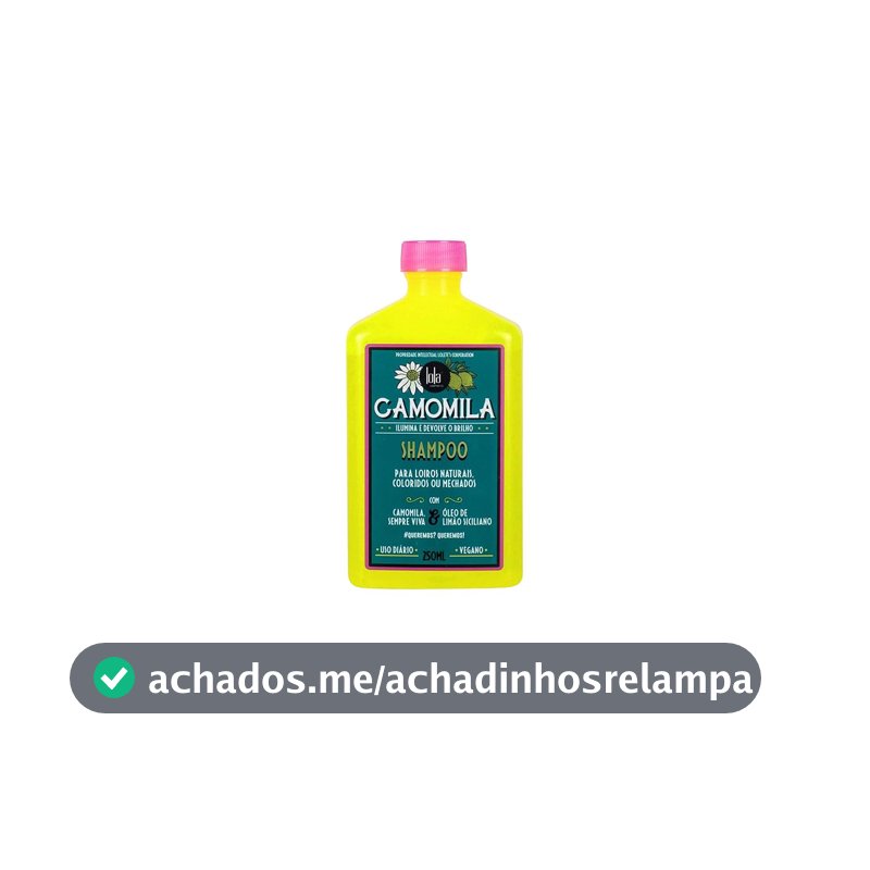 Camomila Shampoo 250ml , Lola Cosmetics