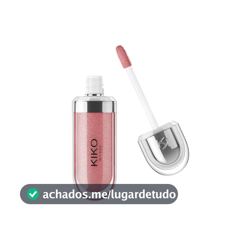 KIKO MILANO, 3D Hydra Lipgloss, Gloss Hidratante Para Os Lábios, Com Efeito 3D, Fórmula Com Extrato de Bidens