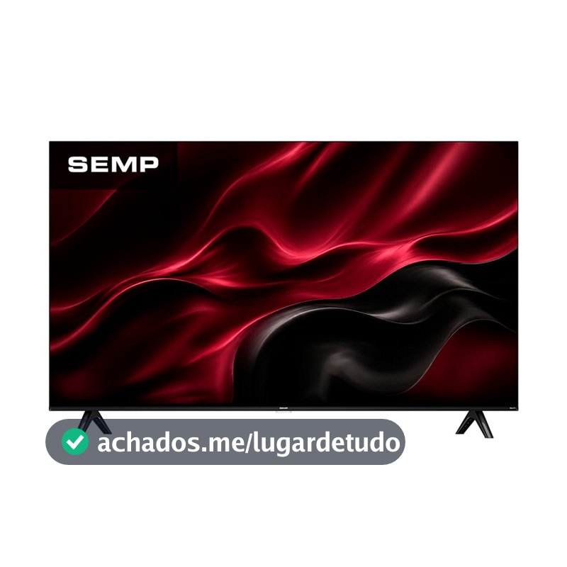 Smart TV Semp 43 Polegadas LED Full HD S42R Roku TV Wi-Fi Dolby Audio Brilho até 240 Nits 43S42R