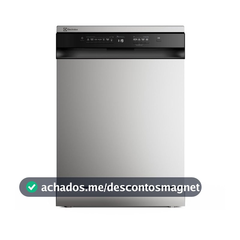 Lava-Louças Electrolux 14 Serviços Inox com Programa Lava e Seca 127v LS14E