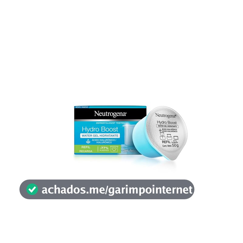 Hidratante Facial Neutrogena Hydro Boost Water Gel, Refil, 50g
