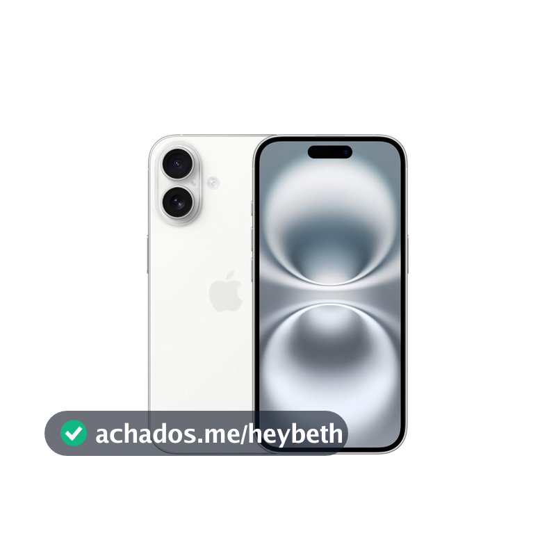Apple iPhone 16 (256 GB) – Branco