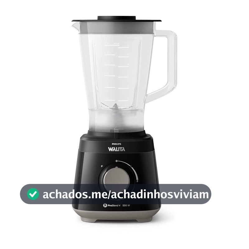 Liquidificador Daily 2L 550W RI2110, Preto, 220v, Philips Walita