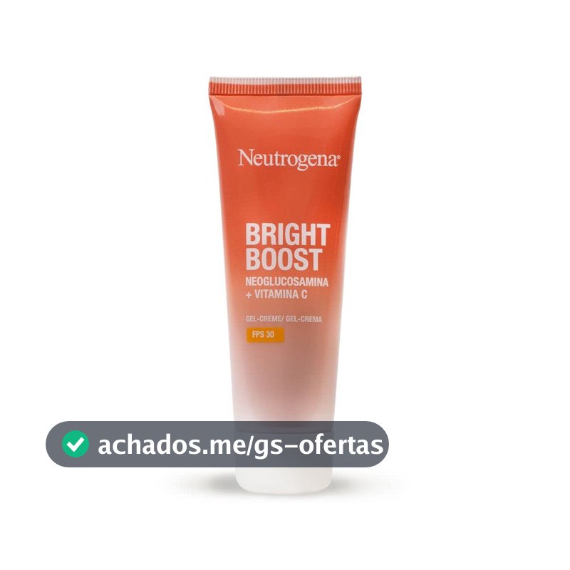 Creme Facial em Gel Neutrogena Bright Boost, FPS 30, 40g
