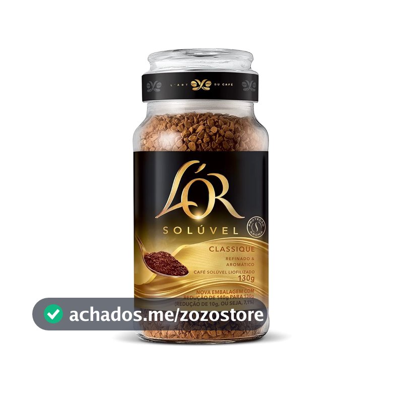 L'OR, Café Solúvel Classique Pote de Vidro 130g