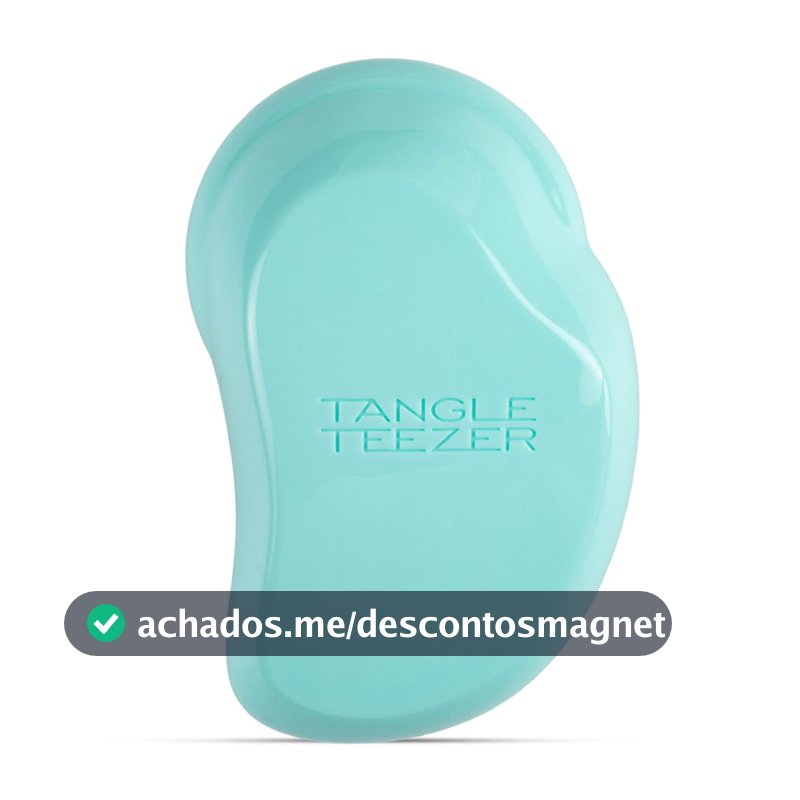 Tangle Teezer - Escova de cabelo desembaraçadora The Original Mini para todos os tipos de cabelo, úmido e seco. Cor: Verde água