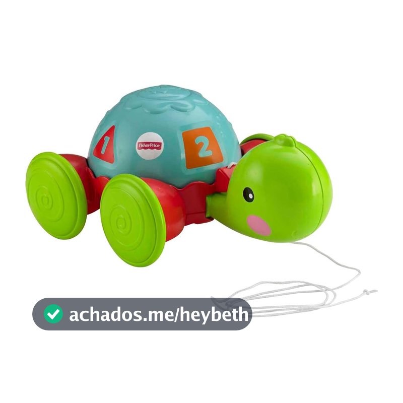 Tartaruga de Empurrar Brinquedo Bebês Fisher-Price