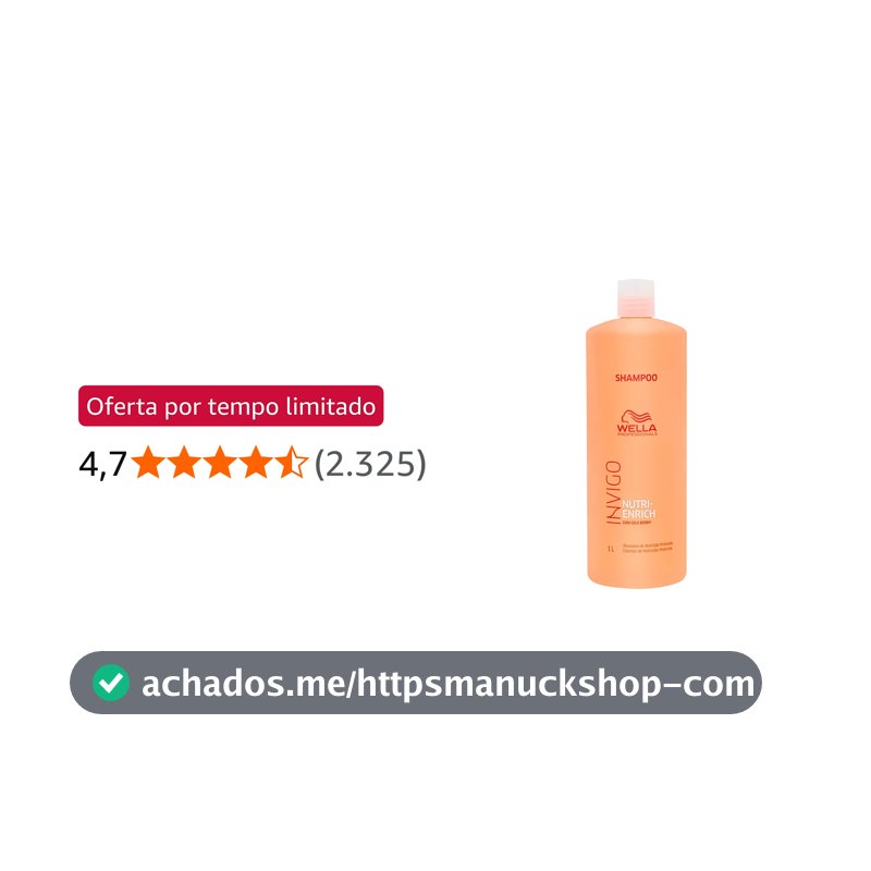 Shampoo Invigo Nutri Enrich Wella Professionals 1000 ml