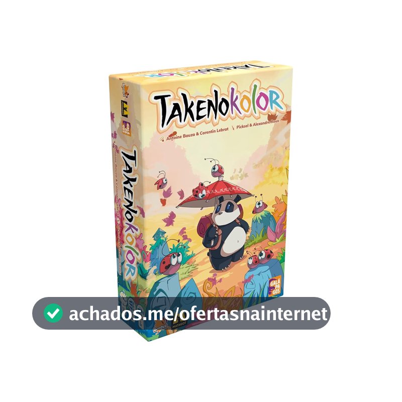 Galápagos, Takenokolor, Família, 8 anos,partidas de até 20 min.