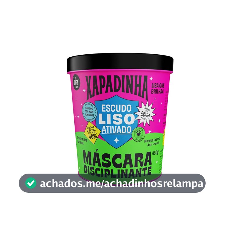 Xapadinha Máscara Capilar Disciplinante 450g, Lola Cosmetics