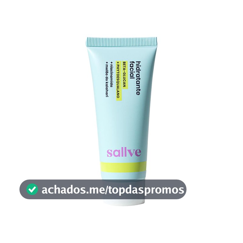 Sallve Hidratante Facial 40G - Beta-Glucan Phytoesqualano