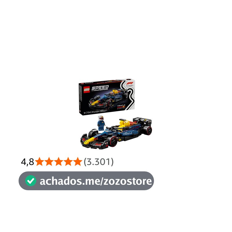 LEGO Speed Champions Carro de Corrida Oracle Red Bull Racing RB20 F1 77243