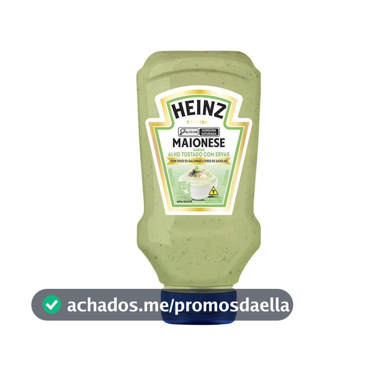Heinz Maionese Alho Tostado com Ervas 215G