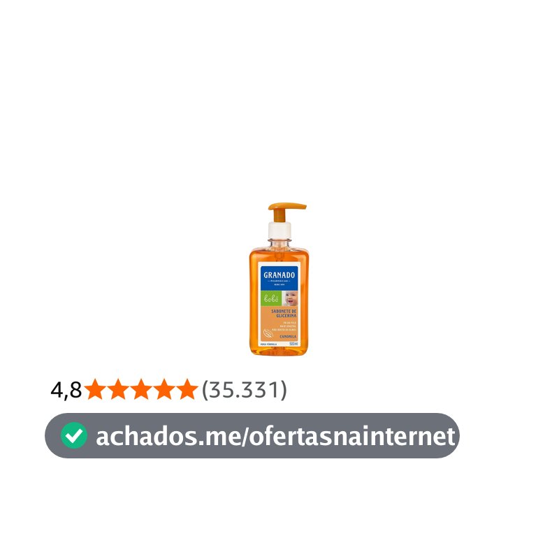 Granado Sabonete Líquido Bebê, Camomila, 500ml