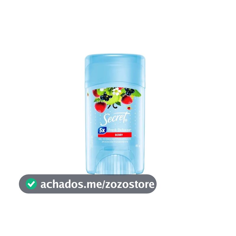 Secret Desodorante Antitranspirante em Gel Berry 45g