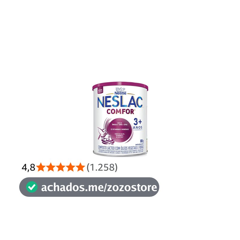 Neslac Comfor - Composto Lácteo, 800g