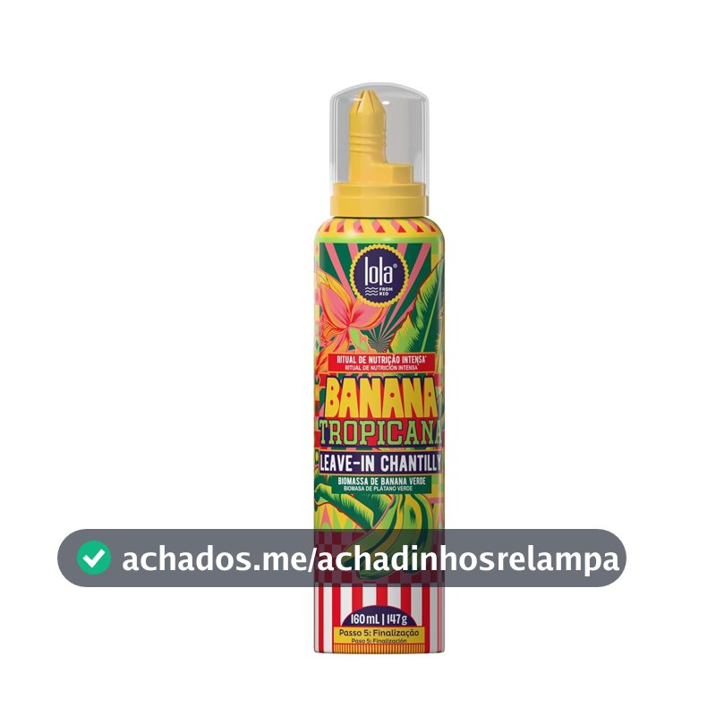 Banana Tropicana Leave in Chantily 160ml - Lola from Rio