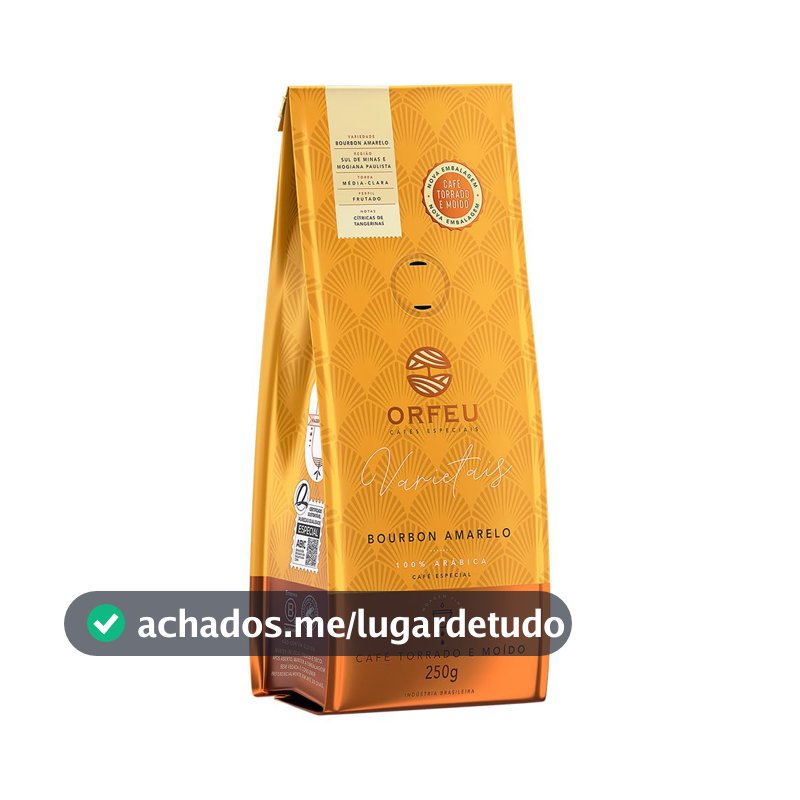 Café Orfeu Bourbon Amarelo Torrado e Moído 250g