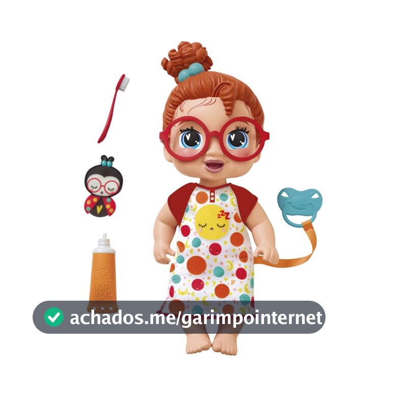 Baby Alive, Boneca, Pequenos Sonhos, Dottie Doodle - Cabelos Ruivos