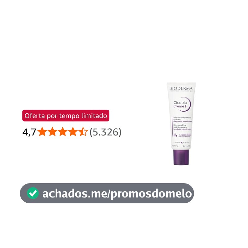 BIODERMA Creme Ultra-Reparador Calmante Cicabio Crème+ 40ml