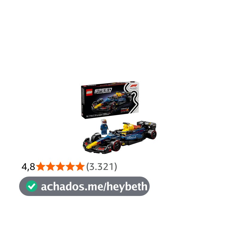 LEGO Speed Champions Carro de Corrida Oracle Red Bull Racing RB20 F1 77243