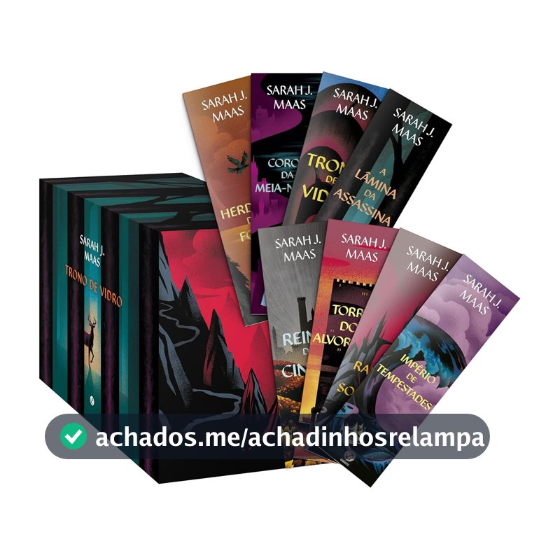 Box Trono de vidro - Novas capas