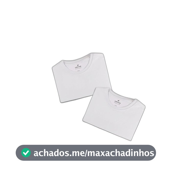 Kit 2 Camisetas Hering Básicas Femininas