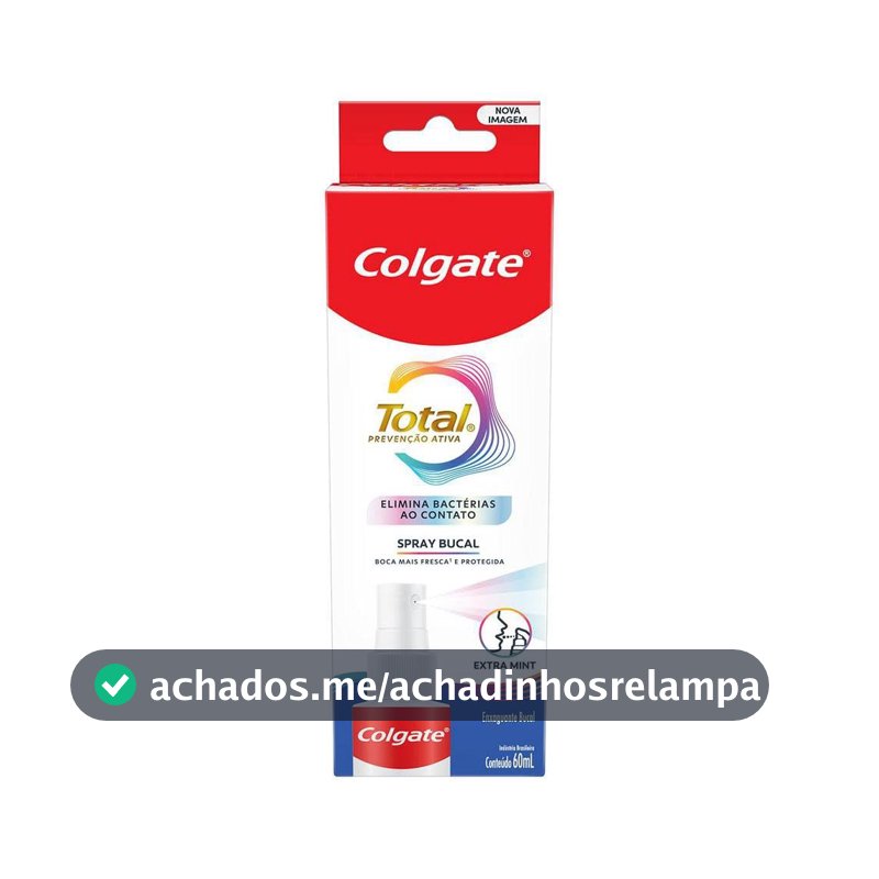 Colgate Total Spray Bucal Antibacteriano Refrescante, 60ml