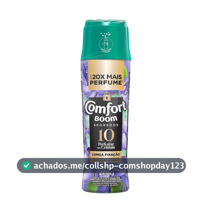 Odorizante de Roupas Comfort Boom 10 Segredos, 275g