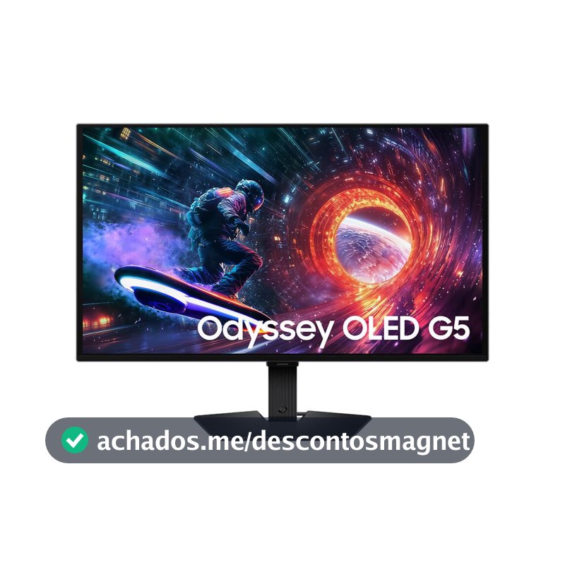 Samsung Monitor Odyssey OLED G5 27", QHD, 180Hz, 0.03ms, G-sync, FreeSync, DP, HDMI