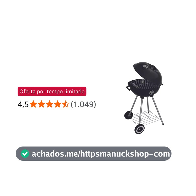 Mor - Churrasqueira Esmaltada a Bafo Guarapari 46cm