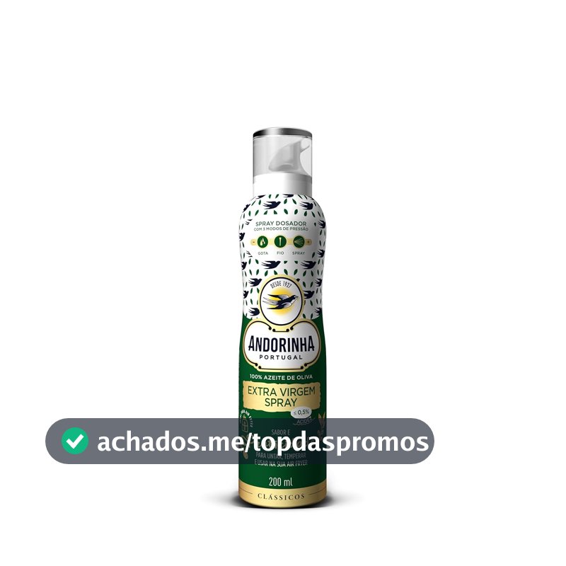 Azeite Andorinha Spray Extra Virgem 200ml