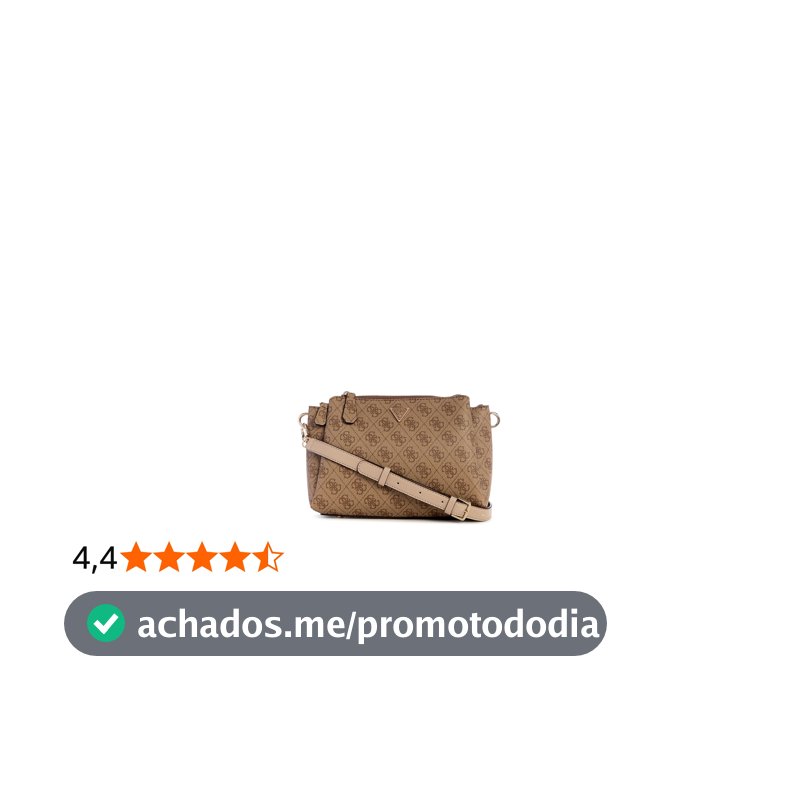 Bolsa transversal Noelle II com compartimento triplo