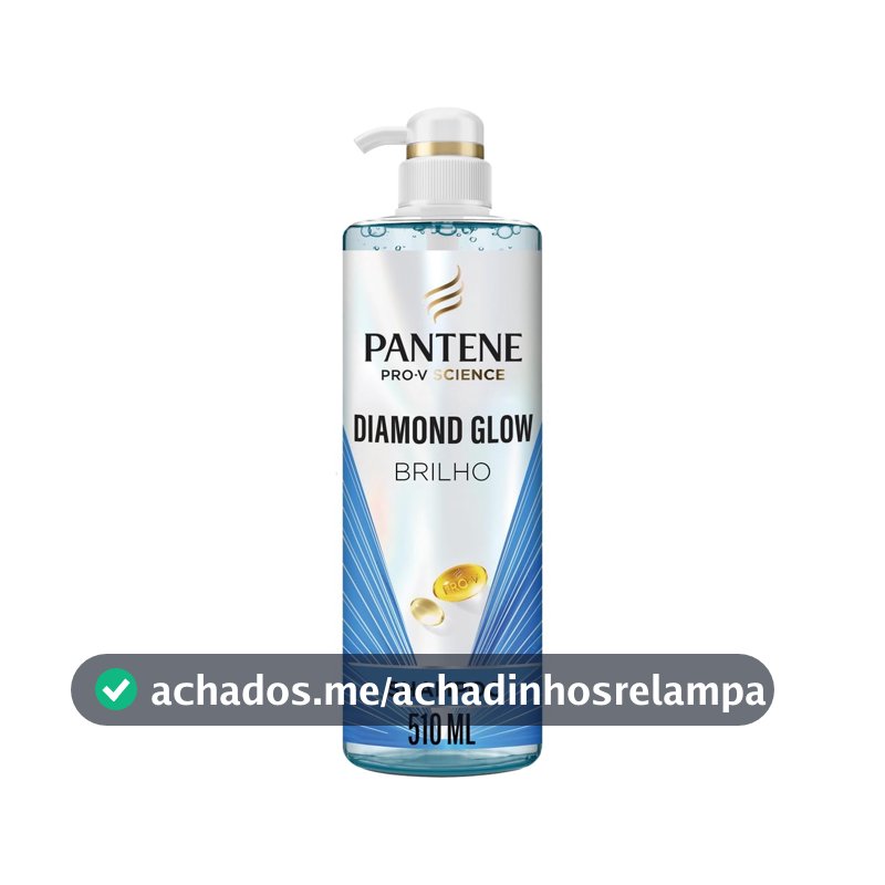 Pantene Pro-V Shampoo Diamond Glow Brilho e Hidratação 510 ml