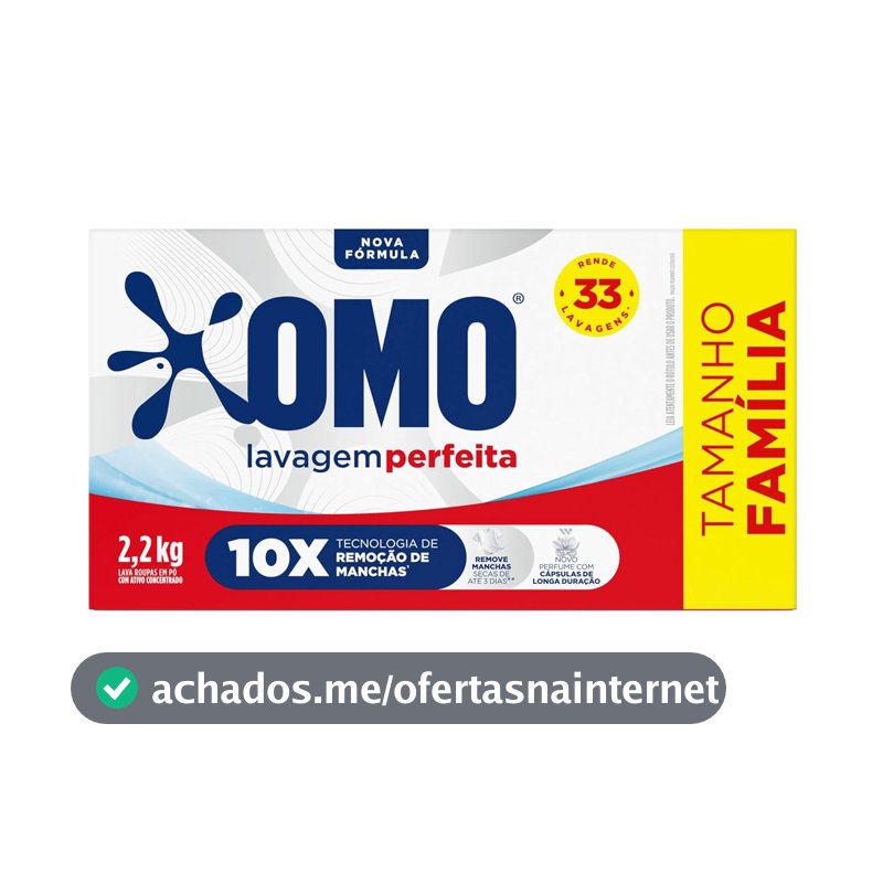 OMO Sabão Em Pó Lavagem Perfeita 2.2Kg