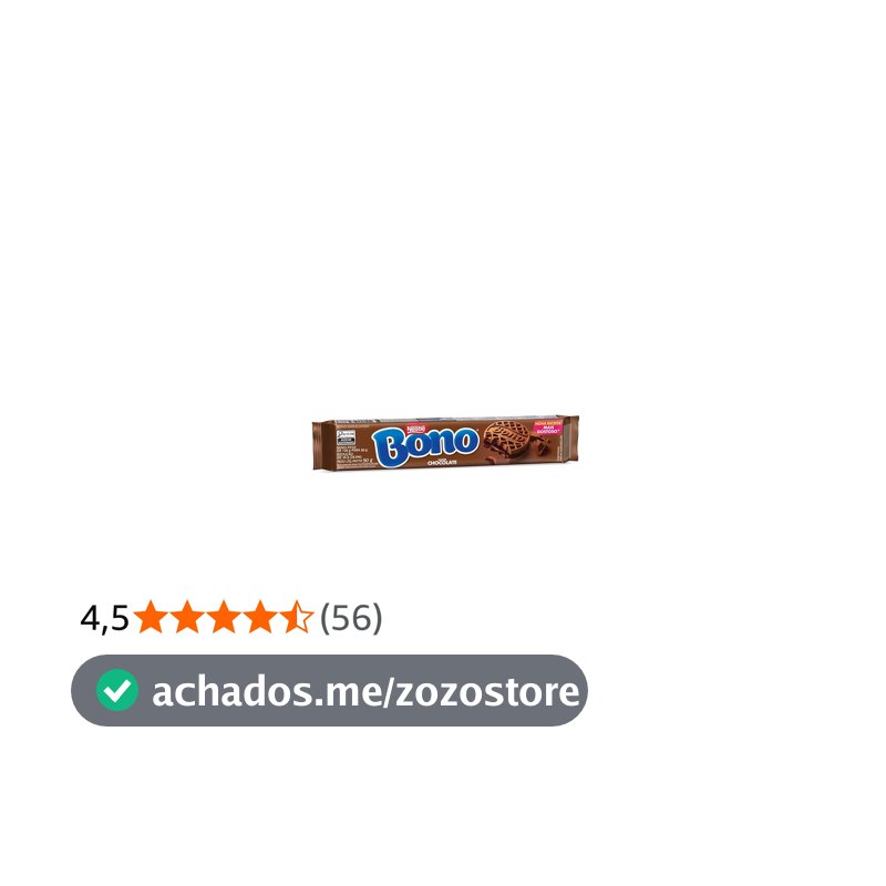 Biscoito Recheado Sabor Chocolate Bono 90g