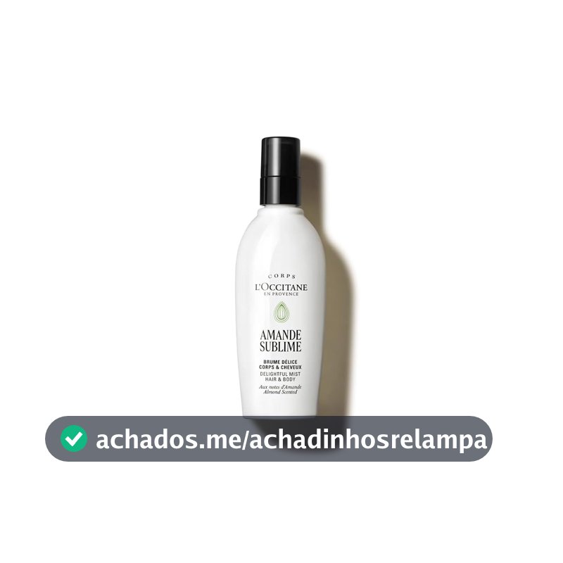 Mist Perfumado para Corpo e Cabelo L'Occitane Amande Sublime, 100ml