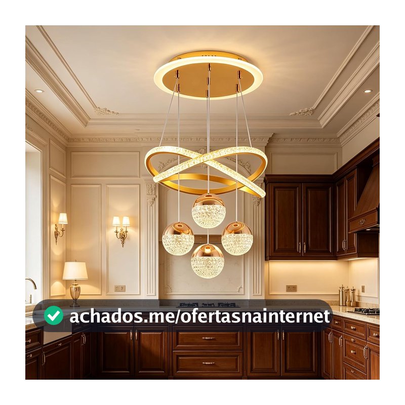 Lustre Pendente para Sala e Quarto
