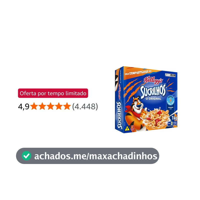 Cereal Sucrilhos® Original Kellogg's® 1kg