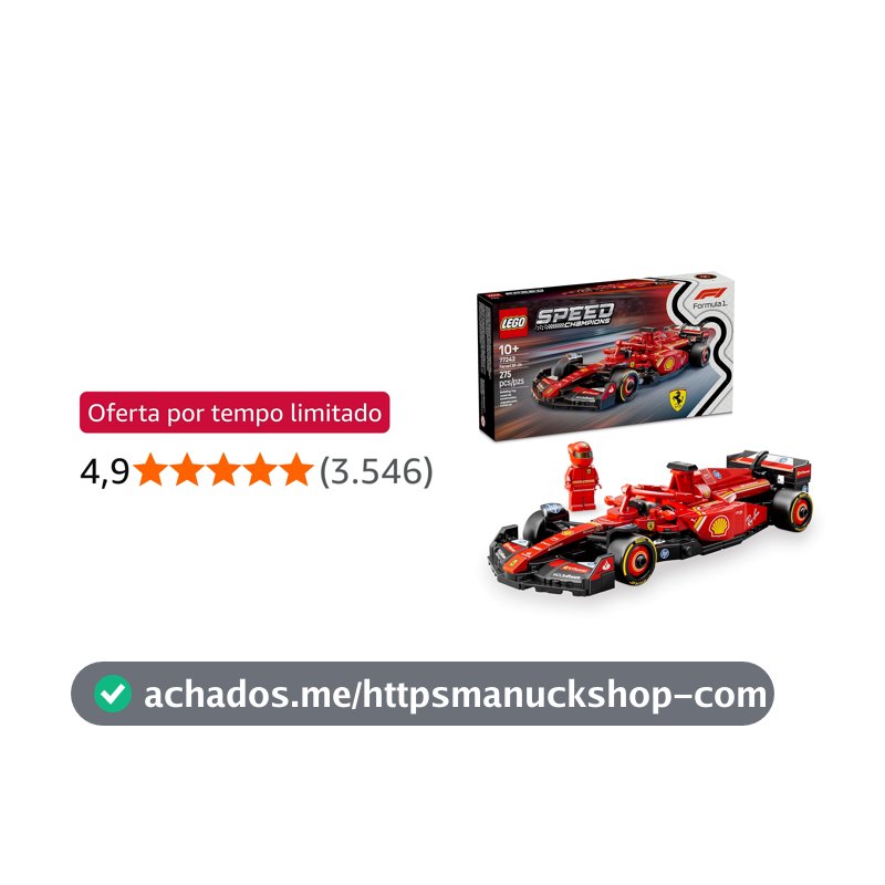 LEGO Speed Champions Carro de Corrida Ferrari SF-24 F1® 77242