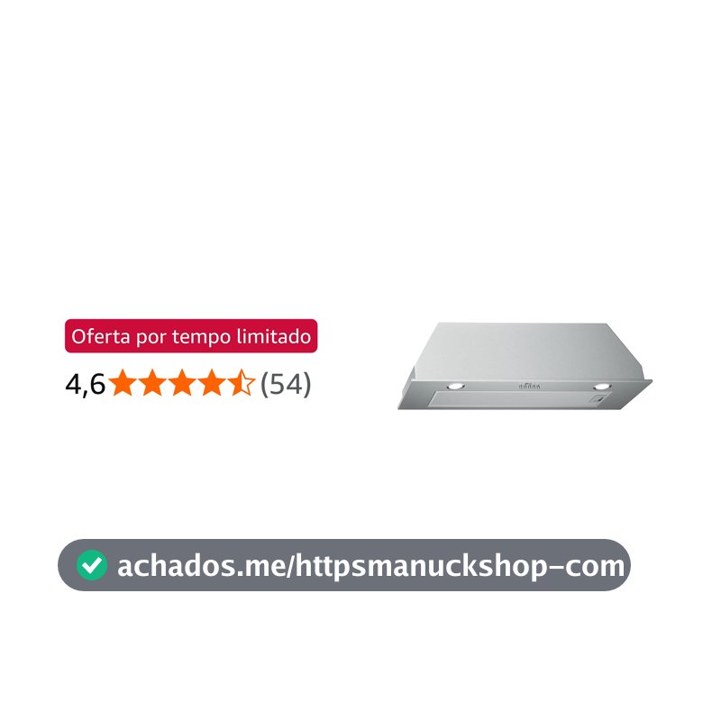 Fischer Coifa de Embutir Infinity 90cm Aço Inox 127V - 29565-69511