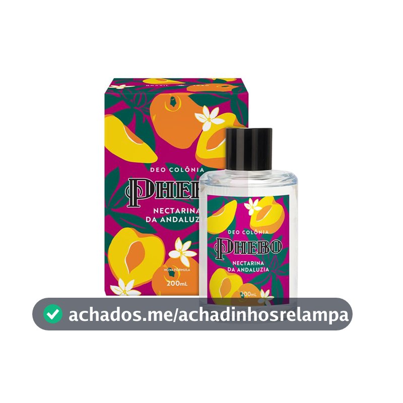 PHEBO - Deo Colônia Nectarina da Andaluzia 200ml