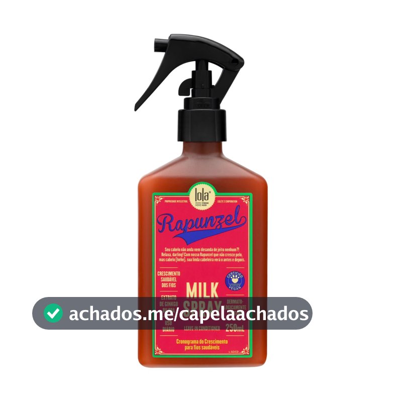 Leave-in em Spray Lola Cosmetics Rapunzel Milk, 250ml