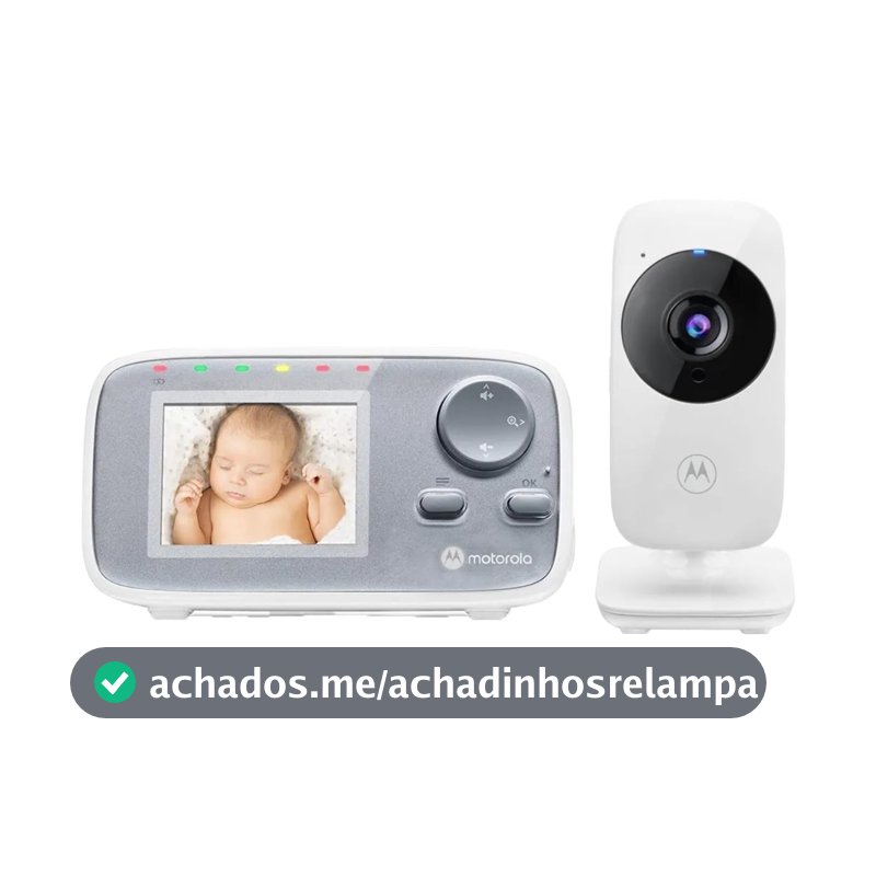 Babá Eletrônica VM482 Tela 2.4 Monitor Temperatura Motorola