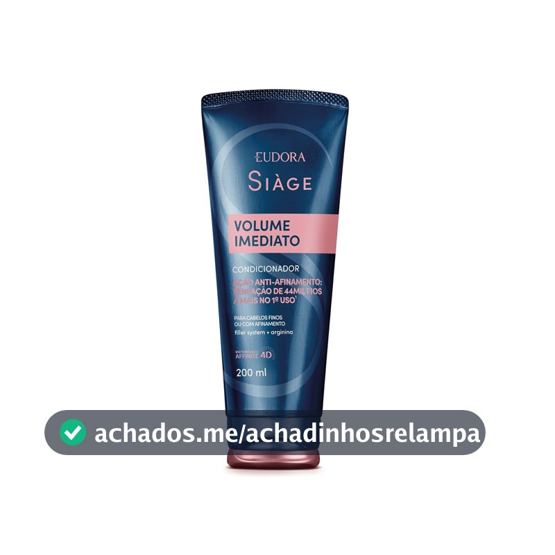 SIAGE CONDICIONADOR VOLUME IMEDIATO 200ml